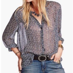 Sheer Lucky Brand Blouse